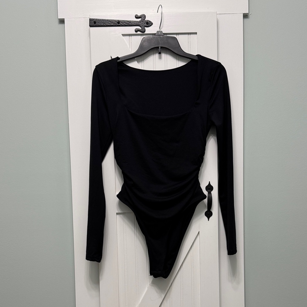 NWOT Black Long Sleeve Bodysuit